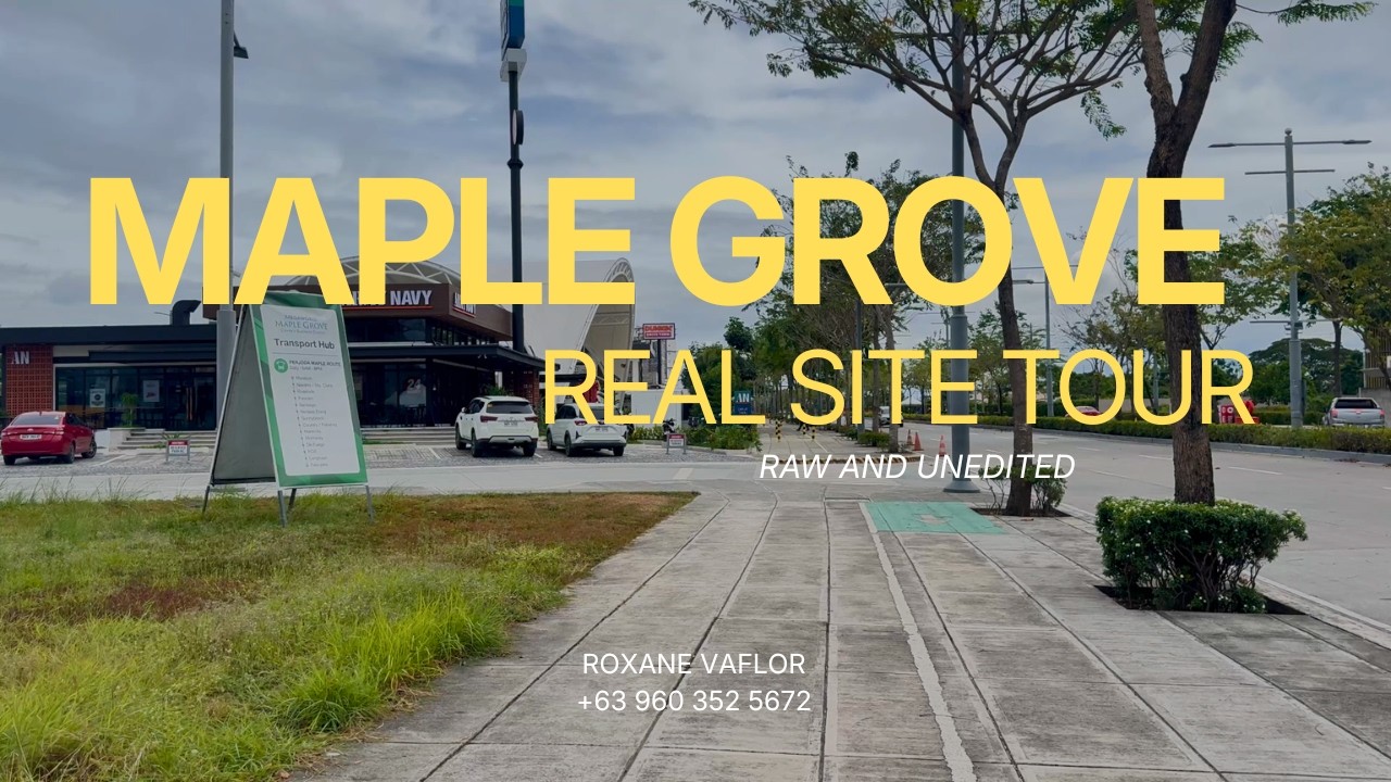 Walking Inside Cavite’s Future CBD | Maple Grove Township Raw and Unedited Tour | +63 960 352 5672