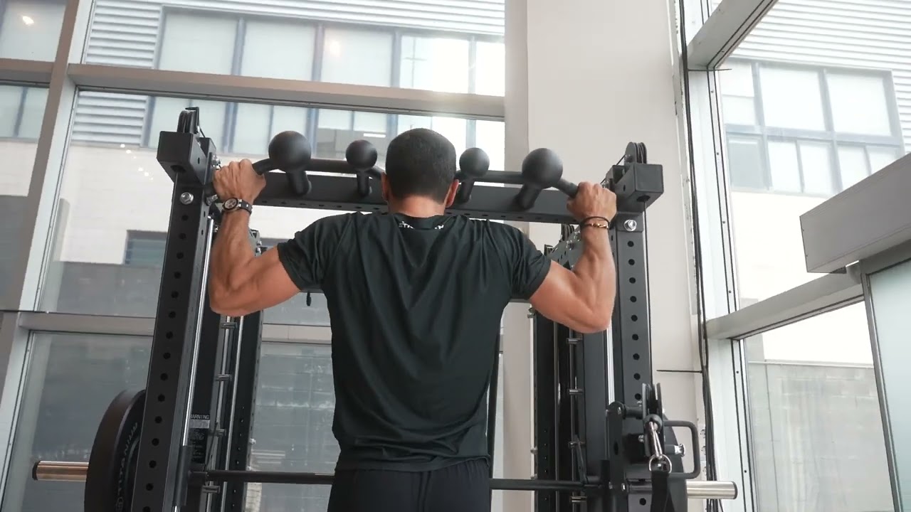 Titanium Strength Multi-Functional Smith Machine, Functional Trainer & Half Rack B500 PRO