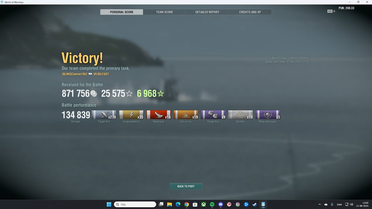 Befast racking up kills in Arctic Convoy