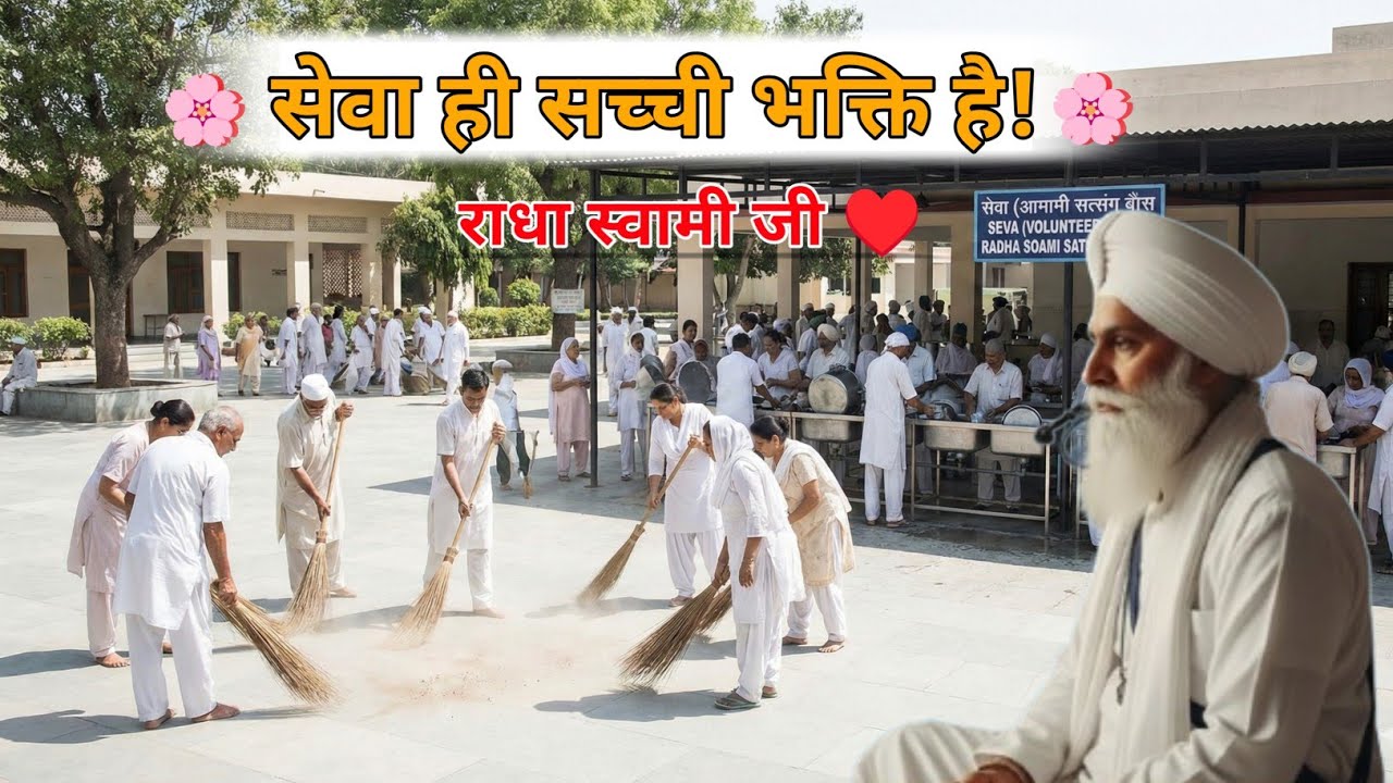 सेवा ही सच्ची भक्ति है! राधा स्वामी जी ♥️ | Satsang | 
