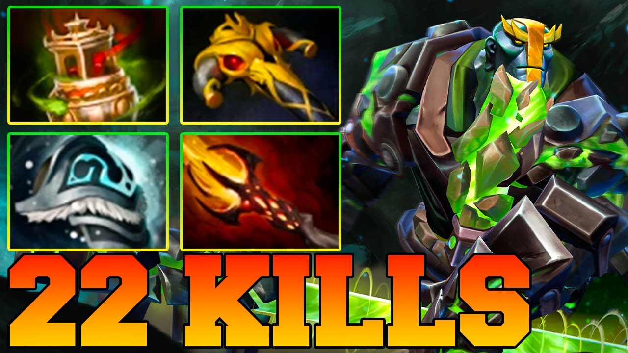 22 Kills Earth Spirit !! Earth Spirit Dota 2 Mid Carry Combo Pro Gameplay Guide 7.35