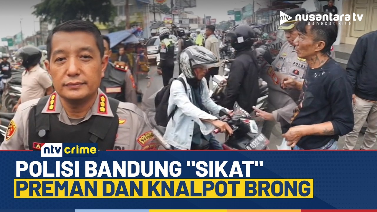 Polisi Amankan Pelaku Premanisme dan Knalpot Brong di Kabupaten Bandung | NTV CRIME
