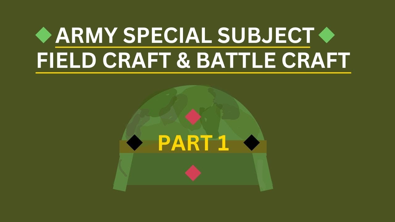Field Craft & Battle Craft: The Secrets Every Soldier Must Know | NCC Army SPECIAL SUBJECT
