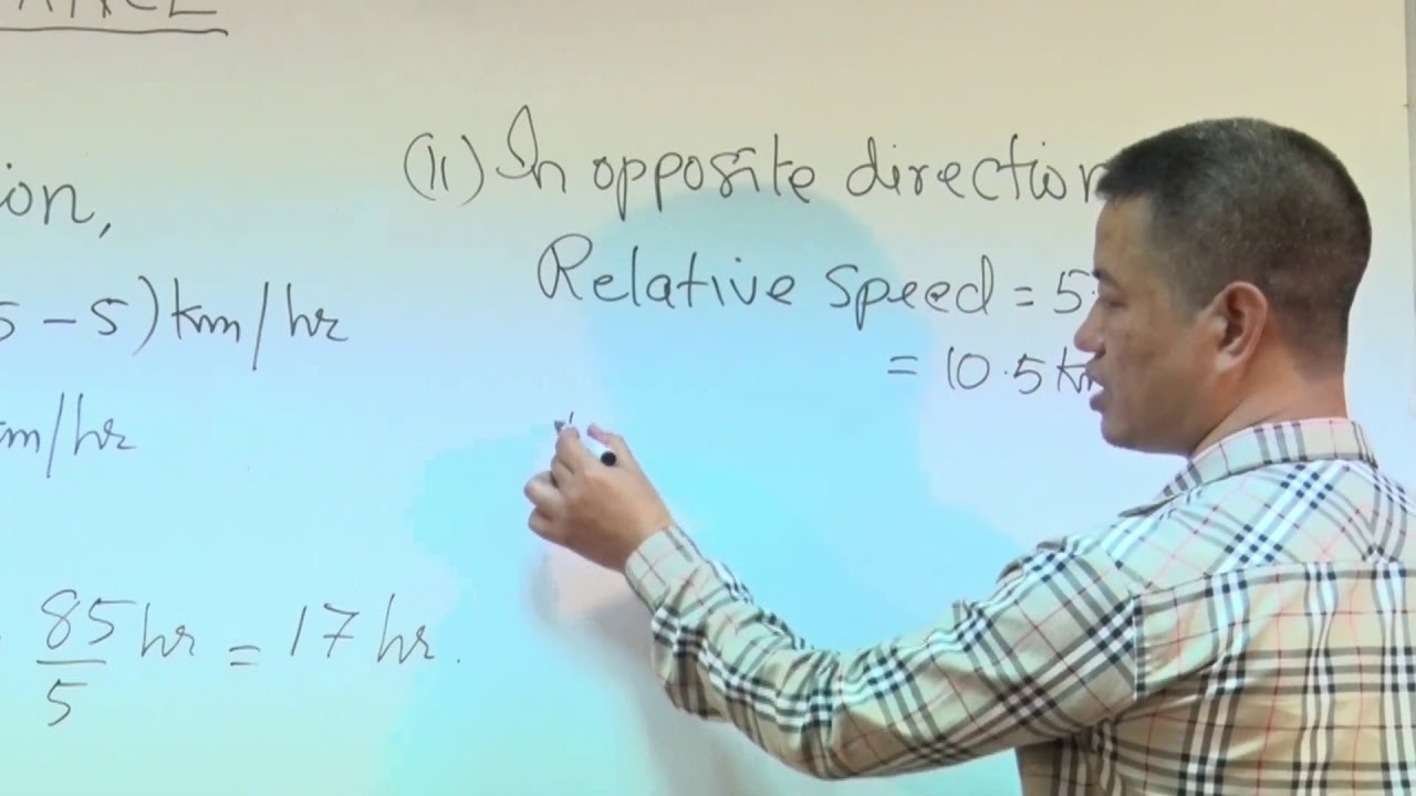 Time & Distance Solved Problems No.1-4 (in Mizo)