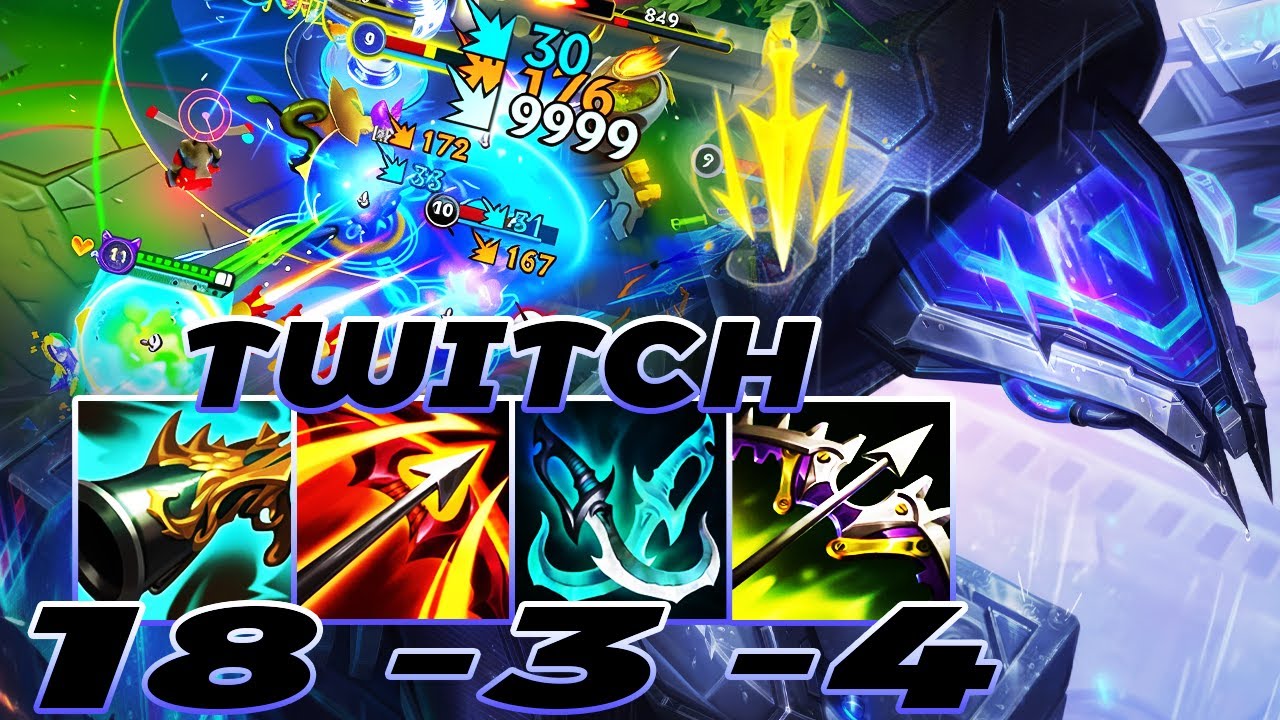 New Patch 6.2 WILD RIFT TWITCH ADC GAMEPLAY | 18 -3 -4 MVP | TWITCH BUILD RUNES