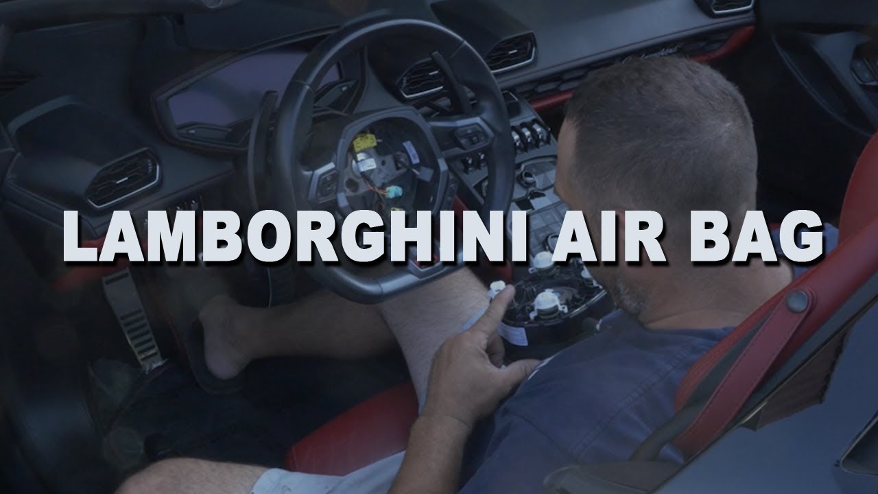 How To Remove and Replace a Steering Wheel Airbag - 2016 Lamborghini Huracan Spyder