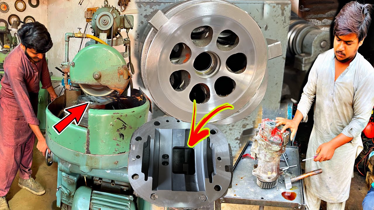 How to Rebuild Hitachi Excavator Hydraulic Pump | Amazing Restoration Process of Hydraulic Pump