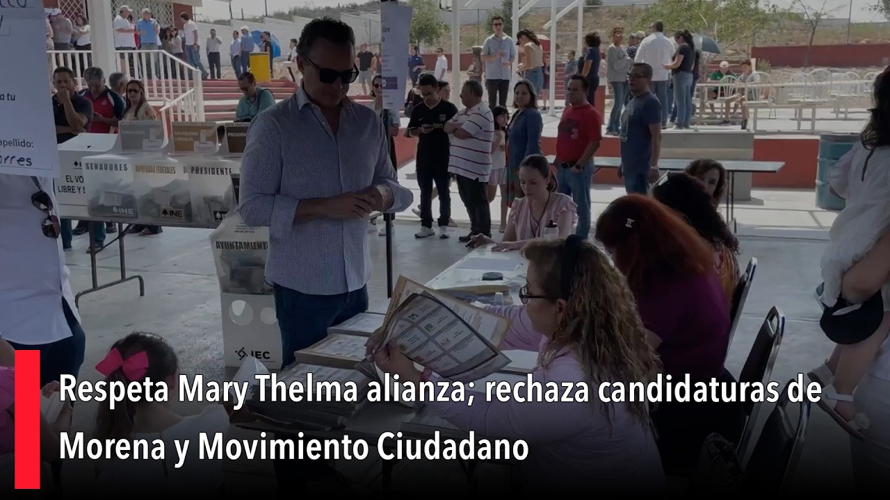 Respeta Mary Thelma alianza; rechaza candidaturas de Morena y Movimiento Ciudadano