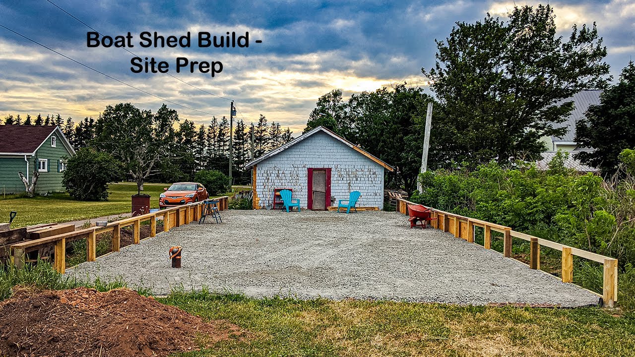 Preparing Boat Shed Foundation - Wooden Boat Building Ep 1