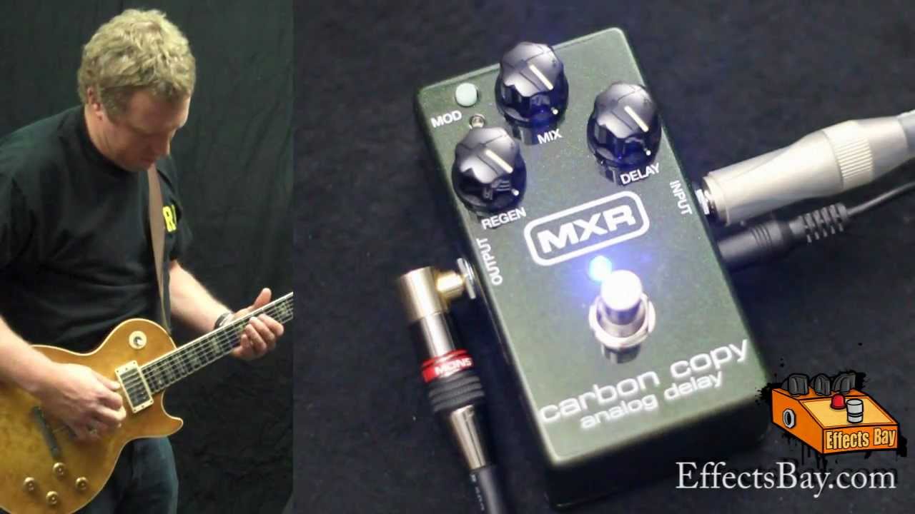 MXR Carbon Copy Analog Delay Demo
