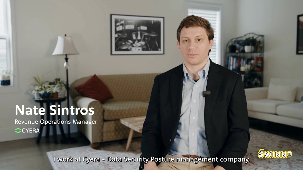 Nate Sintros Testimonial for WINN.AI | Cyera