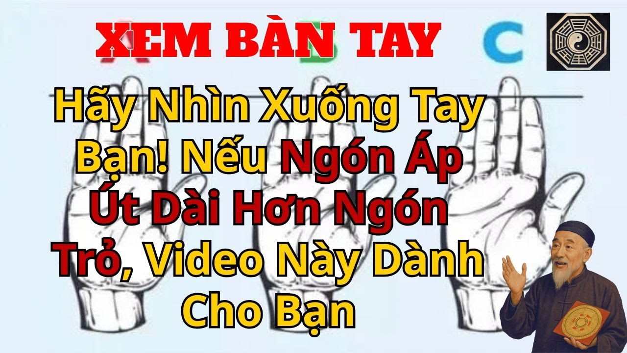 Hãy Nhìn Xuống Tay Bạn! Nếu Ngón Áp Út Dài Hơn Ngón Trỏ, Video Này Dành Cho Bạn