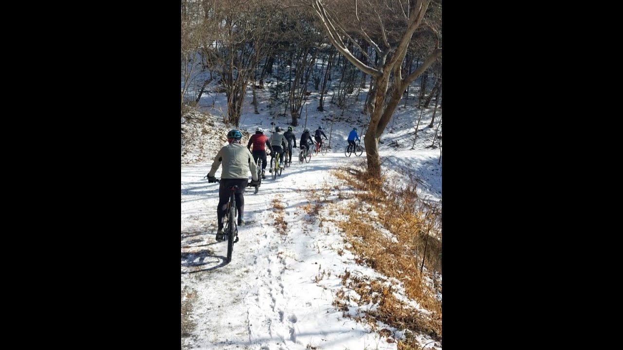 20260125 담양-삼인산 MTB 눈꽃 라이딩