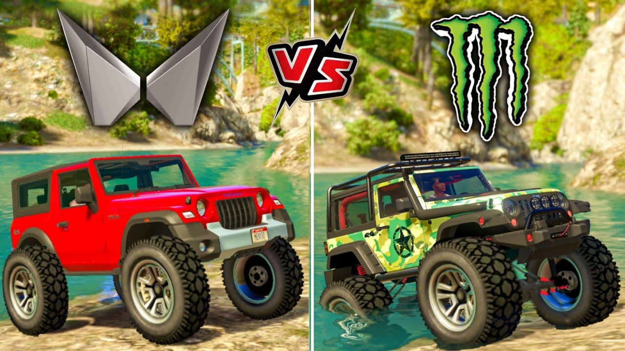GTA 5: Monstar Thar Vs Monster Truck | Impossible Offroading Test | Shocking Results | GTA 5 MODS!