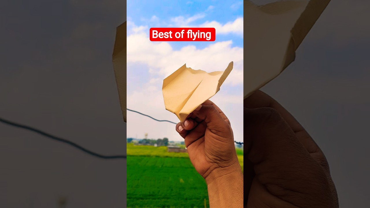 Best flying paper plane/ paper rocket/ paper airplane ✈️✈️✈️ 