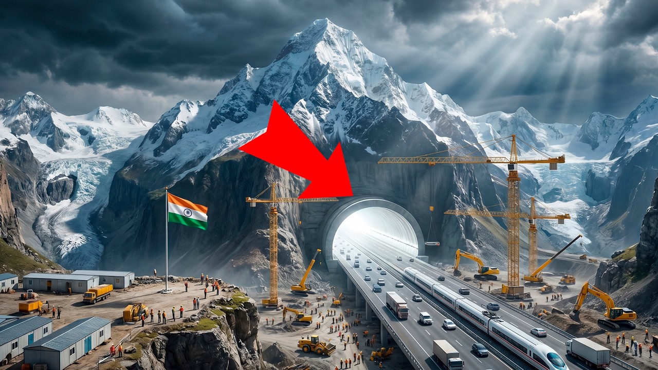 Inside India's $3B Mountain Tunnel: How They're Drilling Through the Himalayas