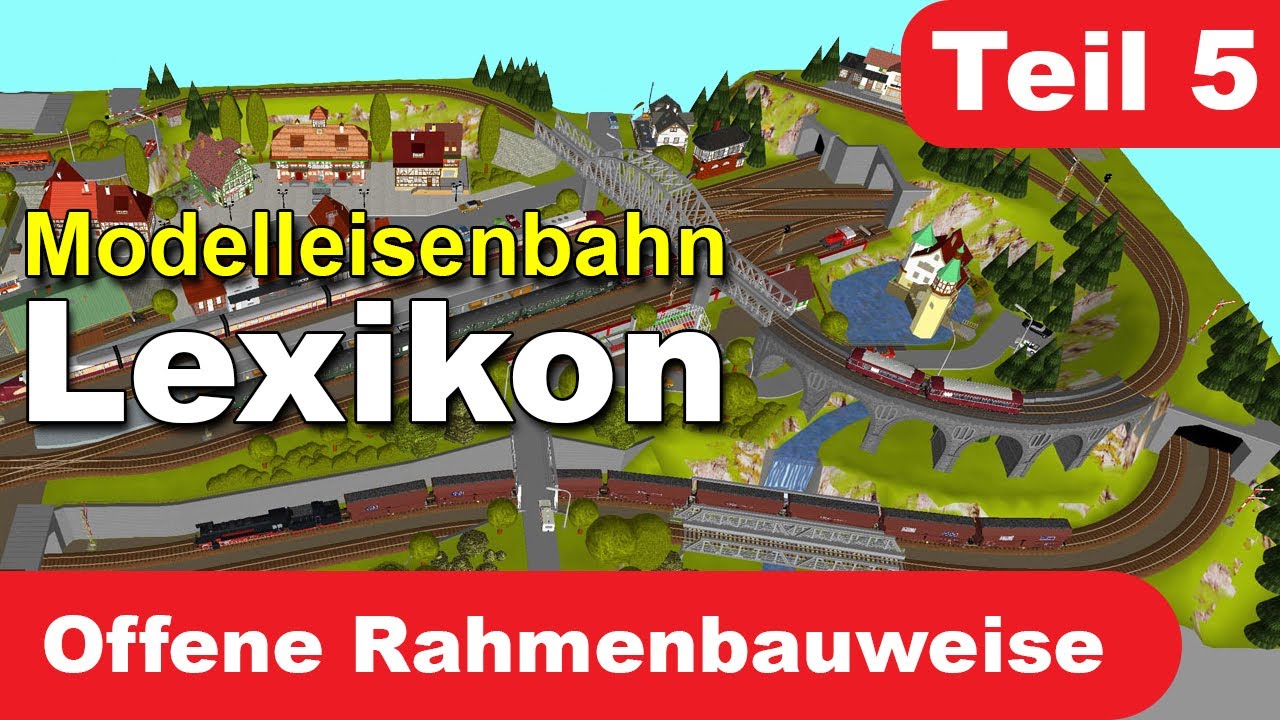 Modelleisenbahn Lexikon - Offene Rahmenbauweise (Teil 5)
