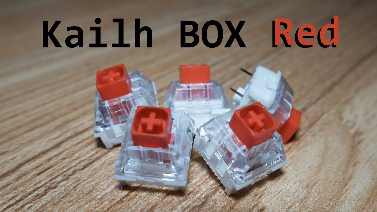 Обзор переключателя Kailh BOX Red