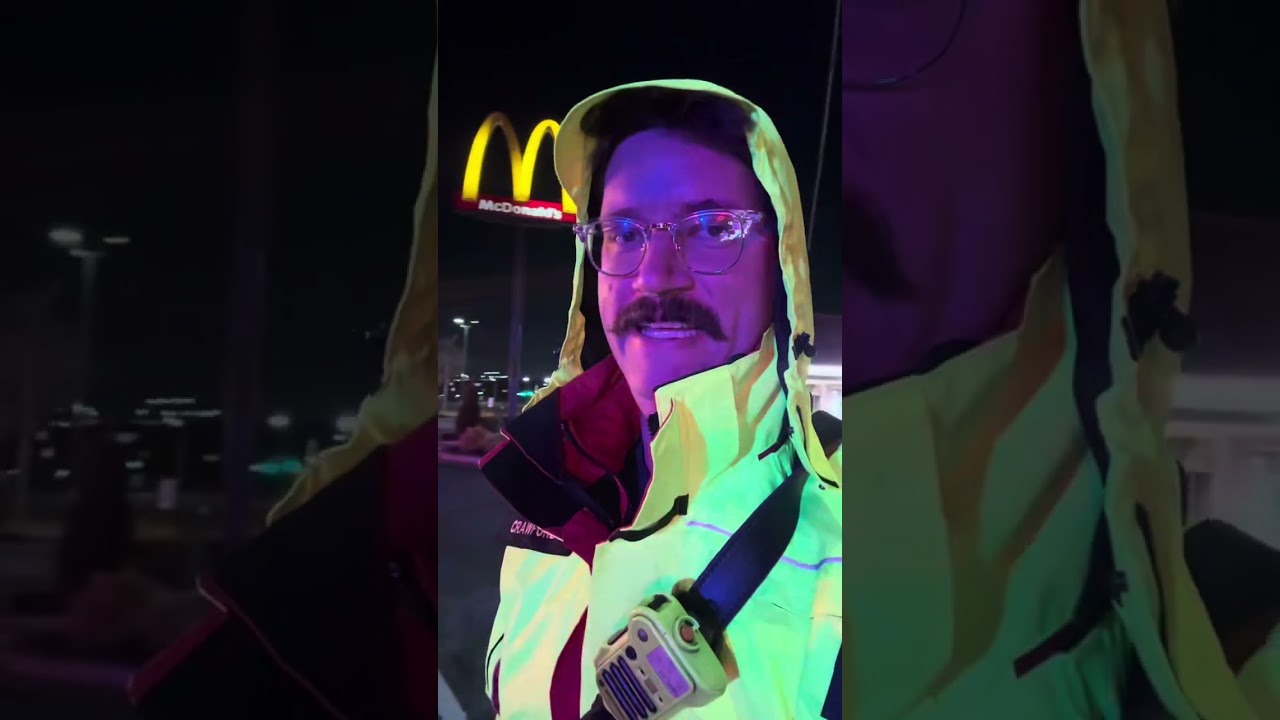 Trucks crash and McDonalds
