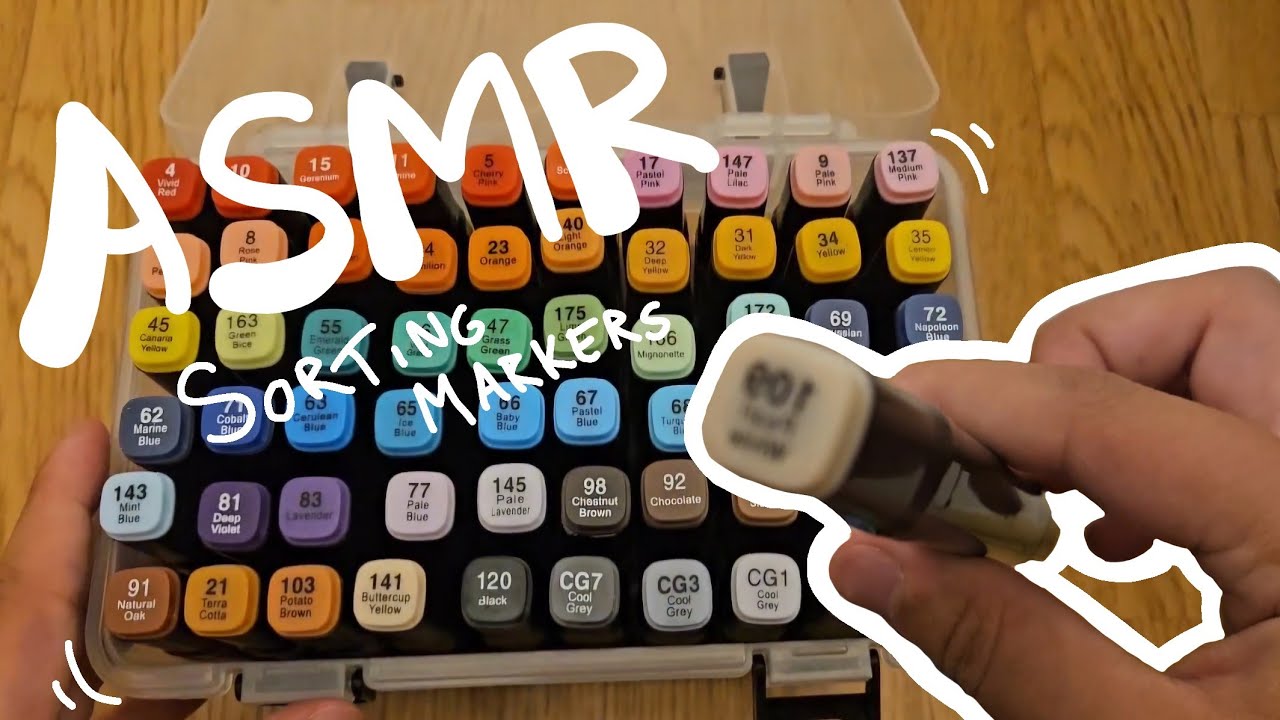 Sorting Markers ASMR 🖍😪
