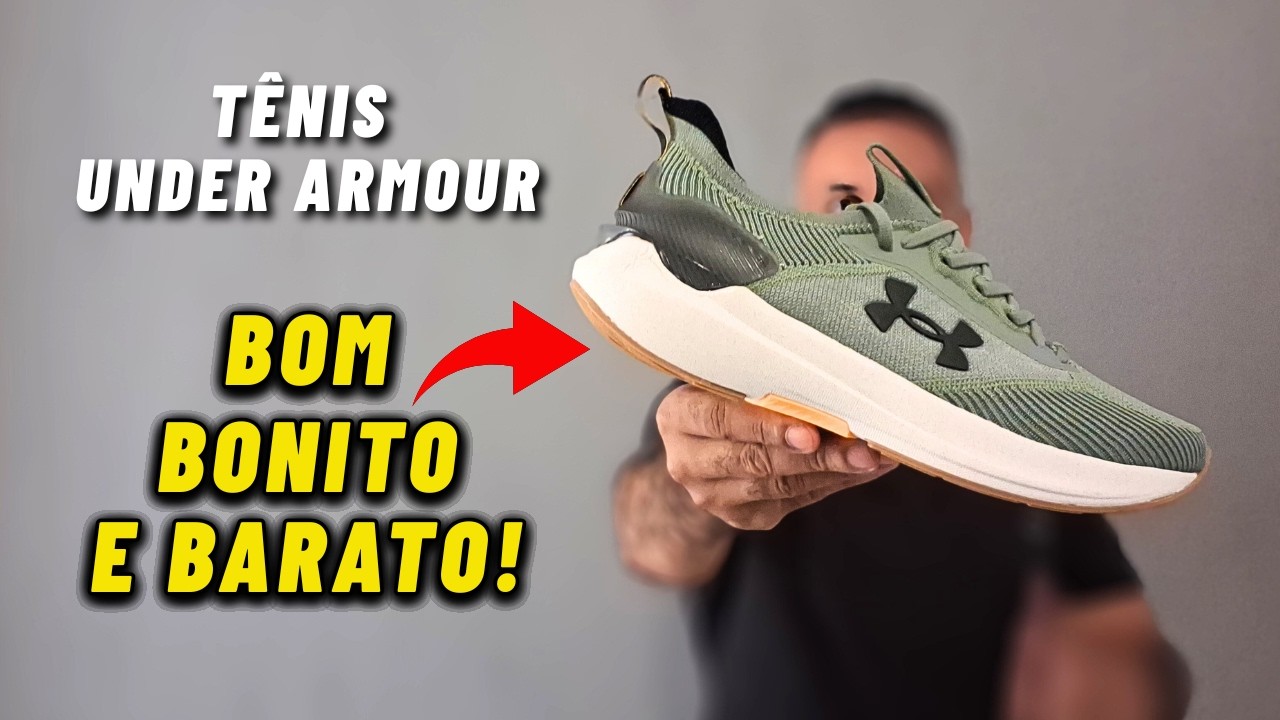 TESTEI! O Tênis Under Armour Para Academia, Caminhada E Corrida. É Bom? Vale A Pena Comprar?