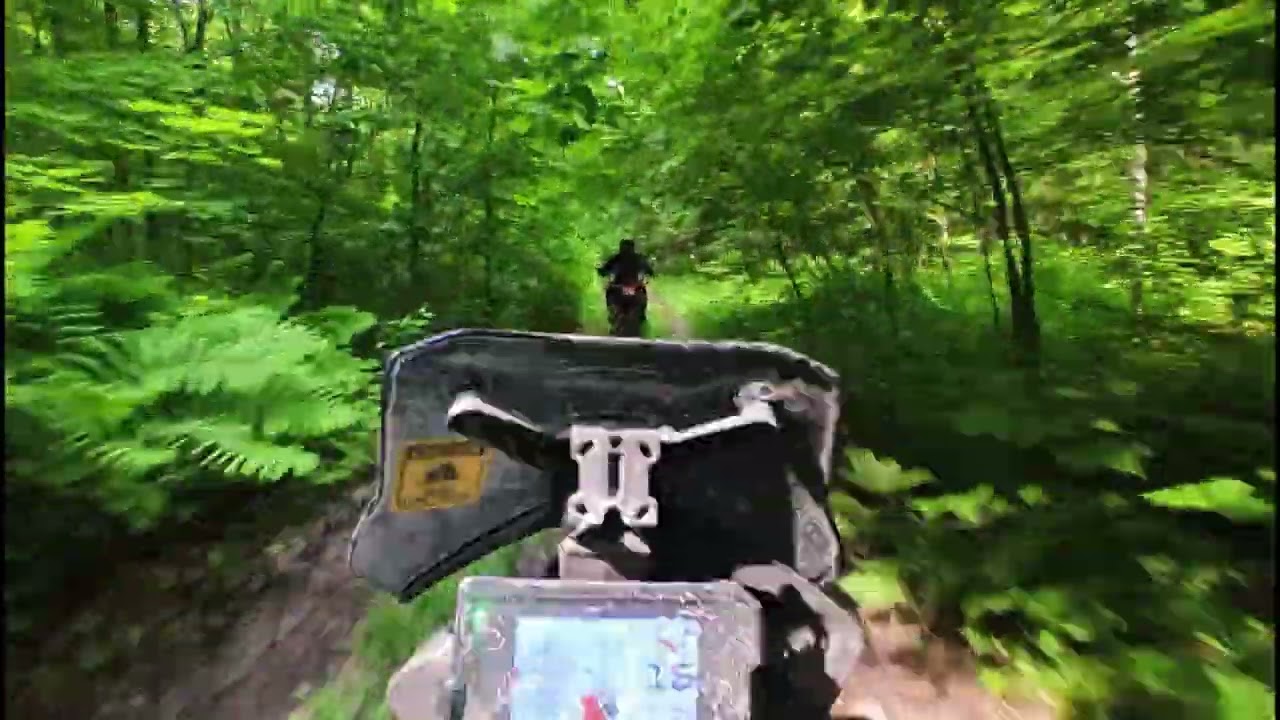 Steve on BMW F900GS Going Through ATV Trails TWAT 2025
