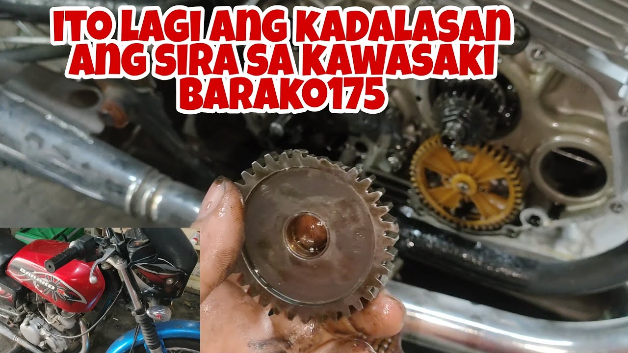 kawasaki barako 175 lost kick starter paano malaman ang sira nito at paano ayusin