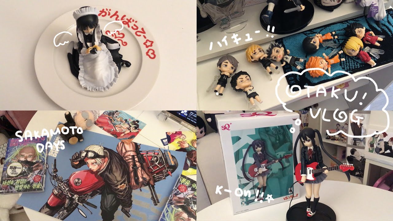 👻 [오타쿠 브이로그] 오늘의 교훈 : 오타쿠는 성실해야할 것 .. ✏️ ₍՞-.-՞₎˖ ࣪⊹ ִֶָ. • 사카모토 데이즈 15권 • 케이온 피규어 • 카카시 피규어 • 포카바인더