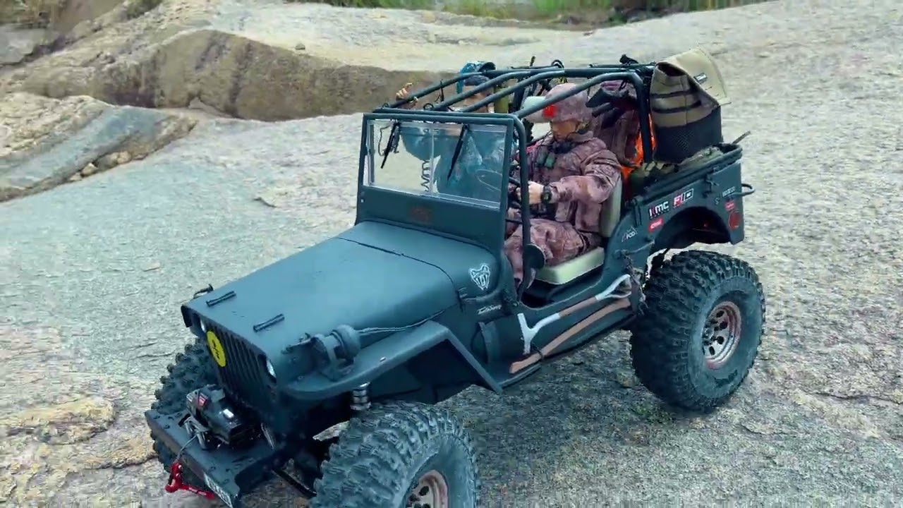 RC 4x4 Willys Jeep Offroad Trail  Mountain Crawling Adventure