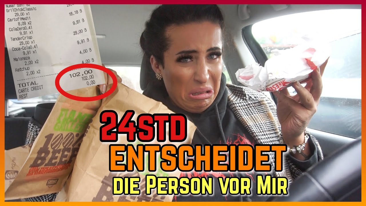🍟 die Person vor mir entscheidet WAS ICH ESSE 😱 Jolina Mennen