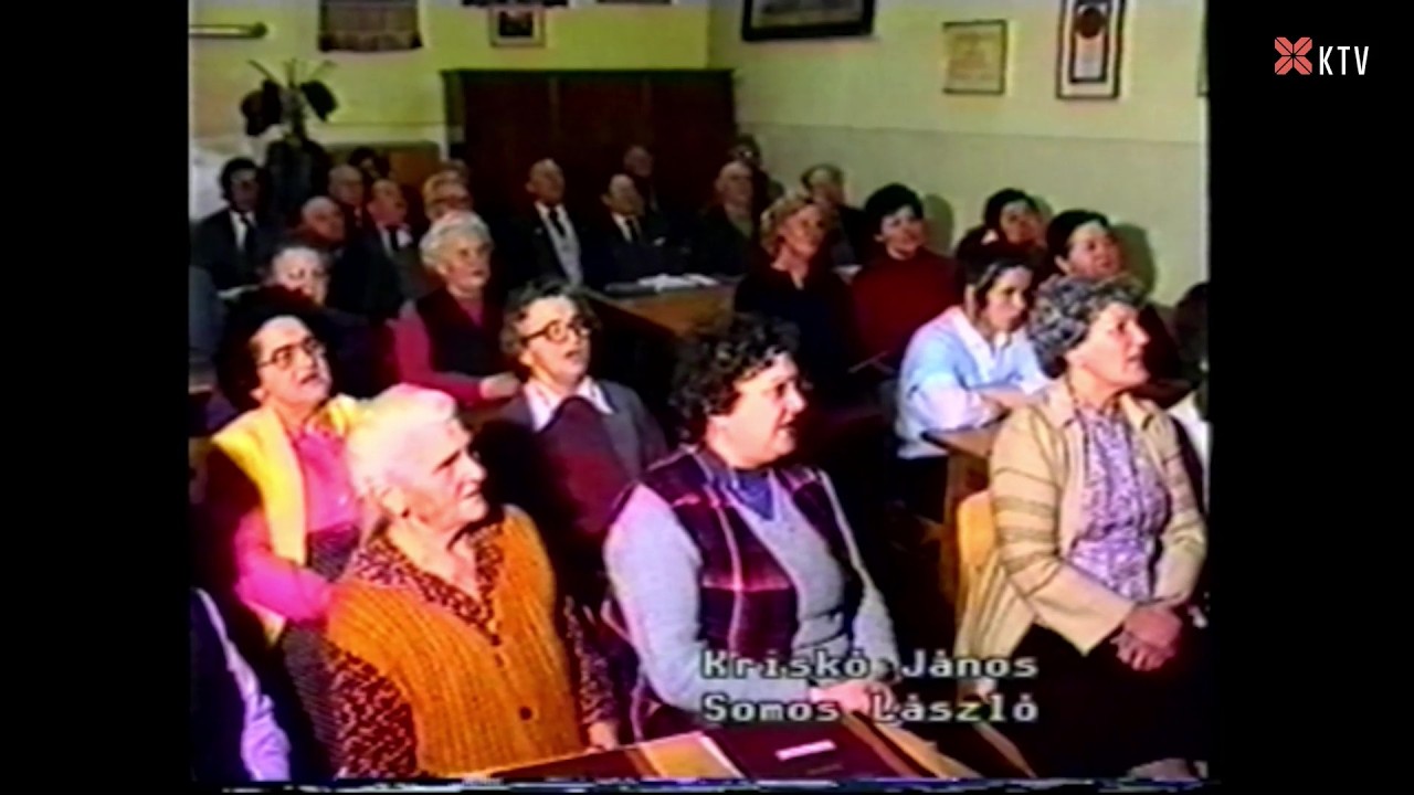 Egykoron - 100 éves kecskeméti kórus főpróbája 1988-ból