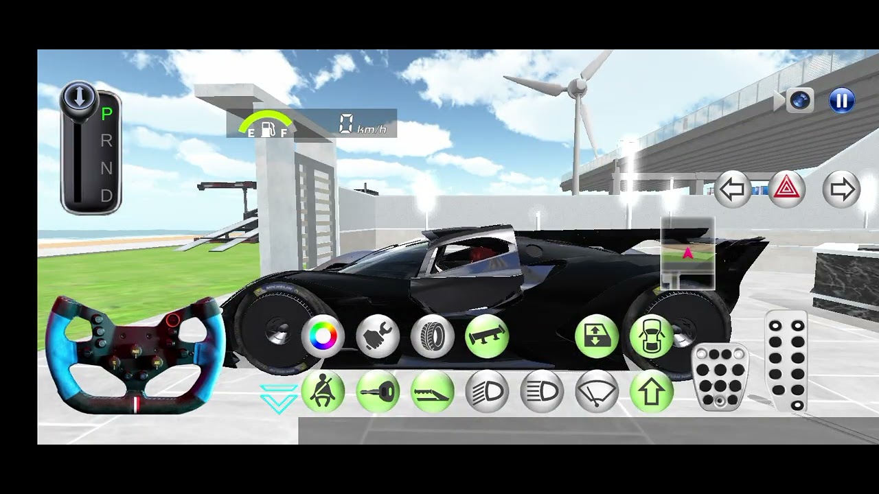 Playing 3d car 