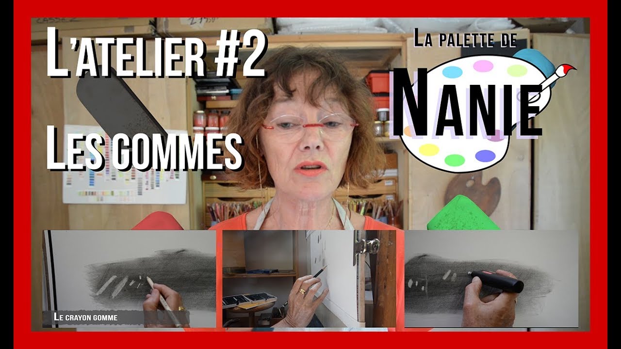 Cours de dessin - L'atelier #2 - Gomme électrique? Stylo gomme ? Gomme plastique ? Laquelle choisir?