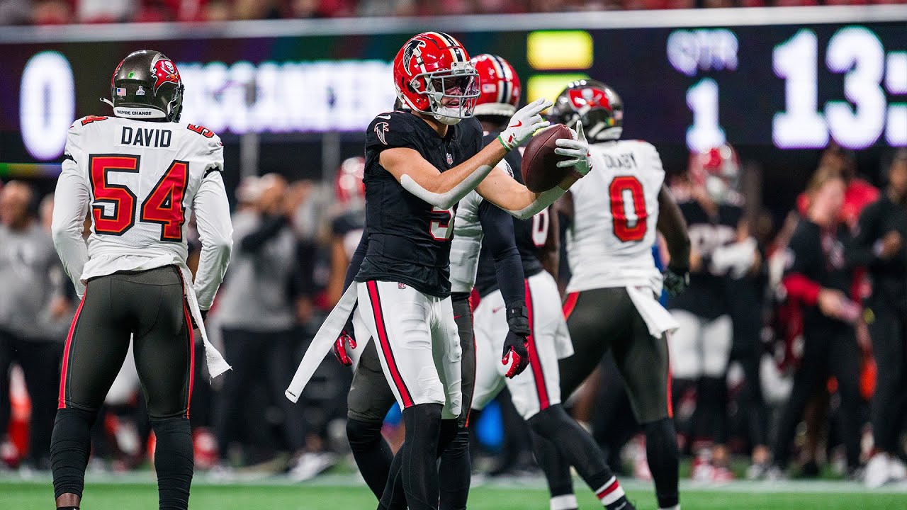 All 12 Drake London catches from 154-yard game vs. Buccaneers | Week 5