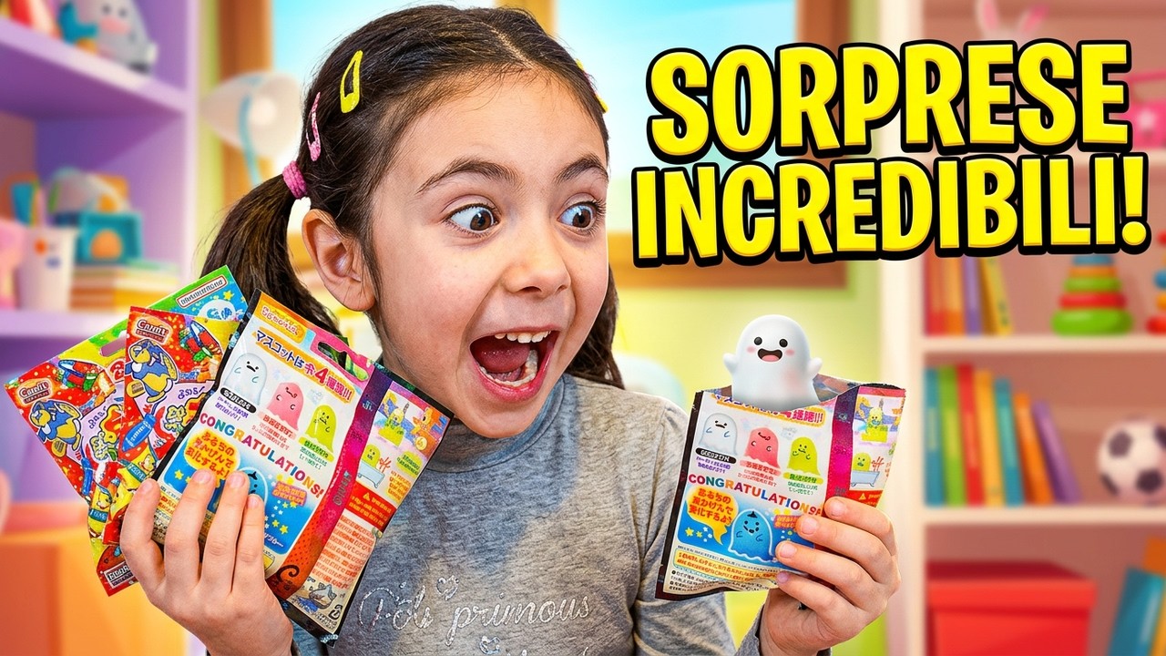 BOMBE DA BAGNO GIAPPONESI con sorprese kawaii incredibili!