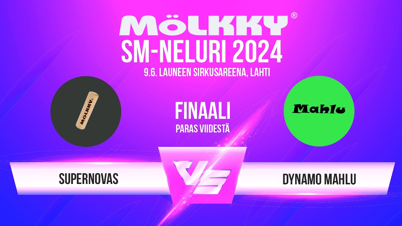 Mölkky | SM-Neluri 2024 | Finaali: Supernovas - Dynamo Mahlu