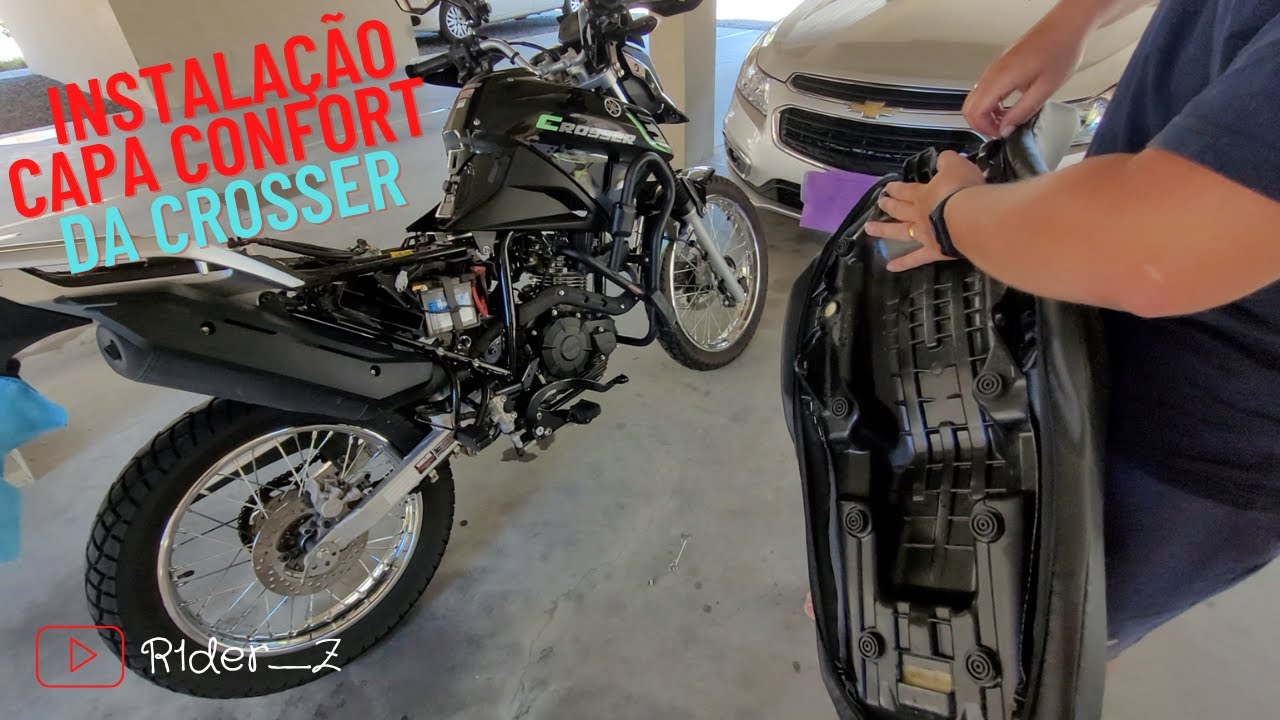 Unboxing e instalação capa confort na Crosser 2023