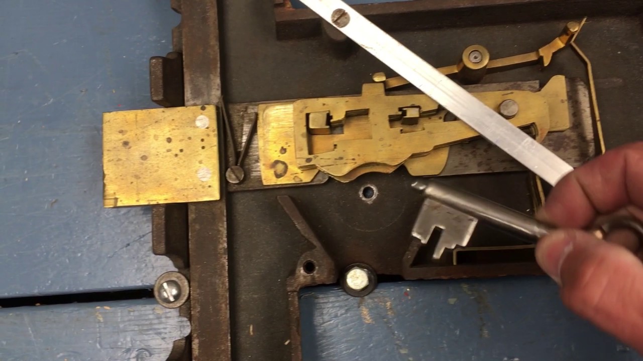 Antique Wilder's Salamander Safe Lever Lock with 
