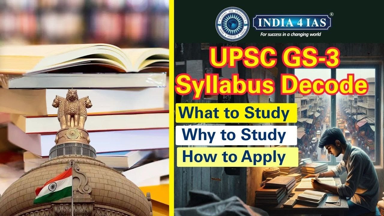 UPSC GS-3 Syllabus Decode | Economy, Security, Environment & Tech Explained for Beginners Part-2