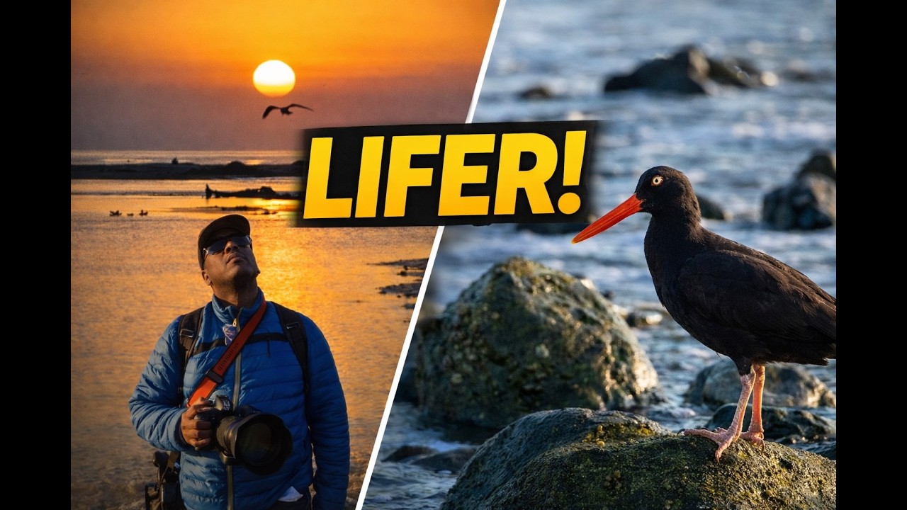 Sunrise at Malibu Lagoon + Shorebird Lifers | Osmo 360 & Nikon Z8 #Brant #BlackOysterCatcher