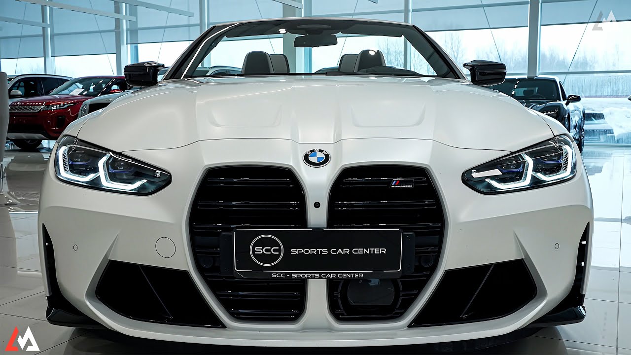 2024 BMW M4 Competition Convertible Sound, Interior and Exterior in detail