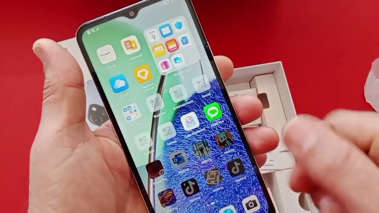 unboxing Huawei nova y61, review, test camera