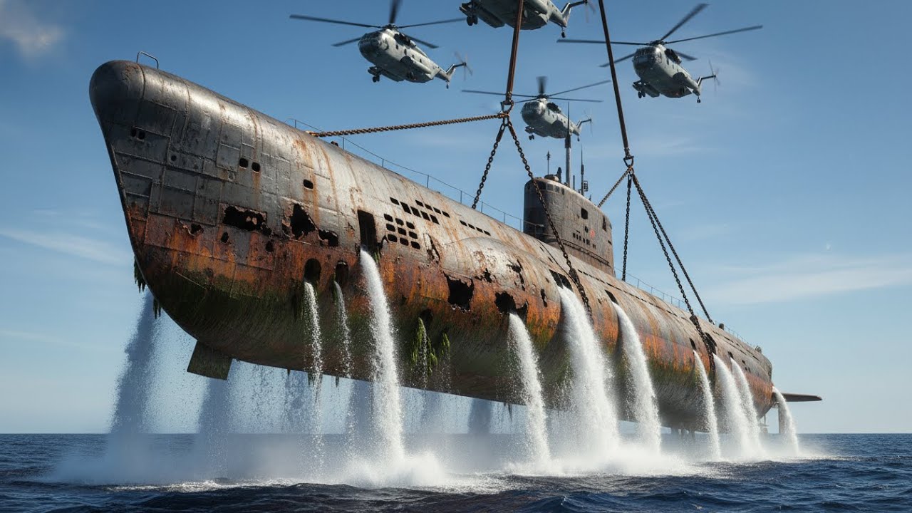 Salvaging & Restoring a Forgotten Cold War Nuclear Submarine After Decades Beneath the Ocean Floor