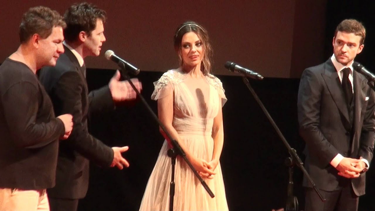 Justin Timberlake and Mila Kunis in Moscow (26.07.2011)