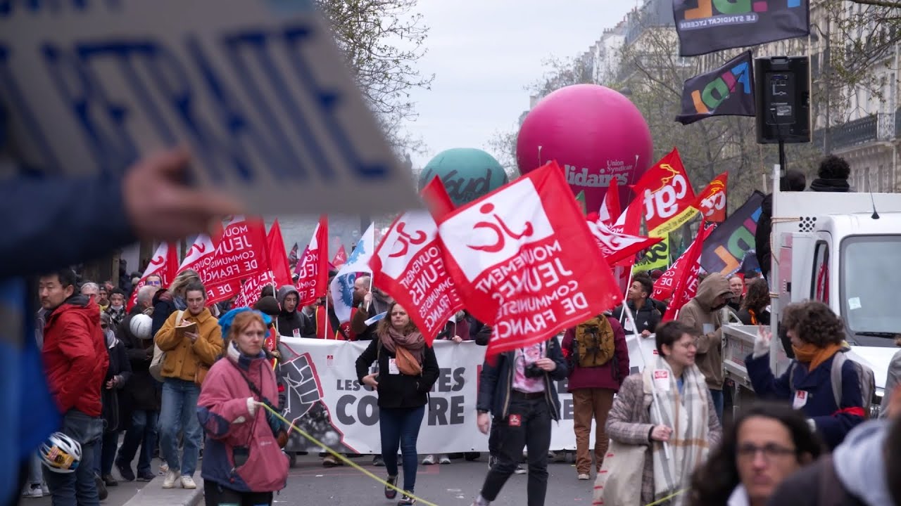 Paris protesters clash with police over pension reforms