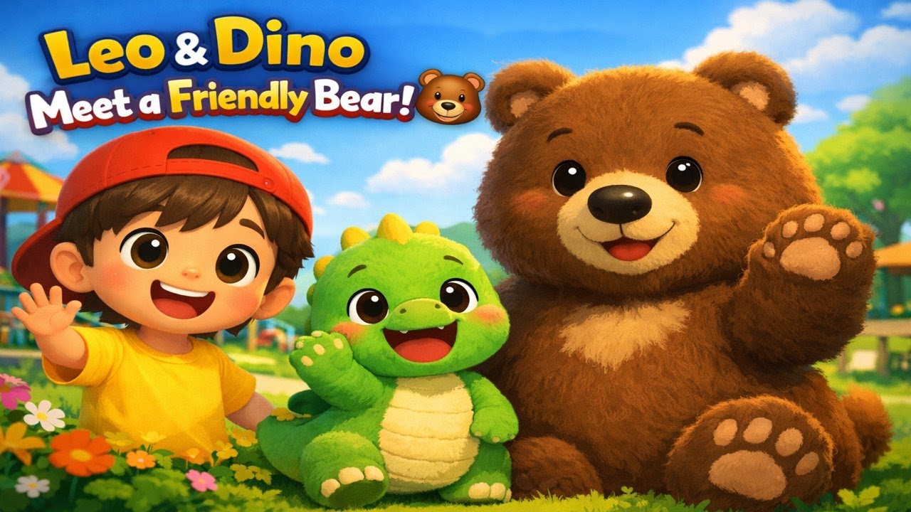 Leo & Dino | A Gentle Bear Becomes a Friend