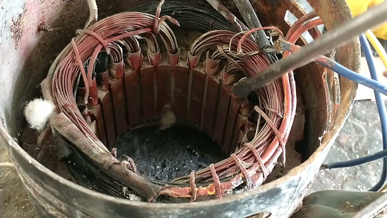 ✅Motor monofásico no arranca , MOTOR QUEMADO PARTE 2, toma de datos de embobinado 👈