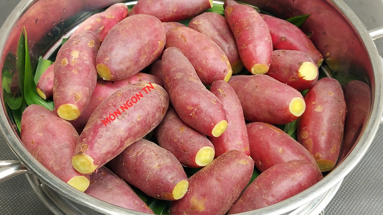 Đừng luộc KHOAI LANG với nước nữa nấu theo cách này Khoai dẻo ngọt trong veo không nứt vỏ