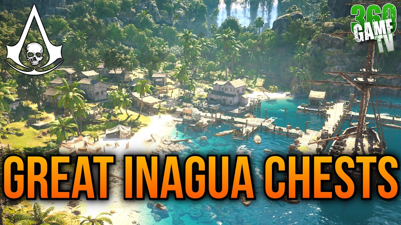 All Great Inagua Chests Locations Guide - SECRET + Normal - Assassin's Creed 4 Black Flag Resynced