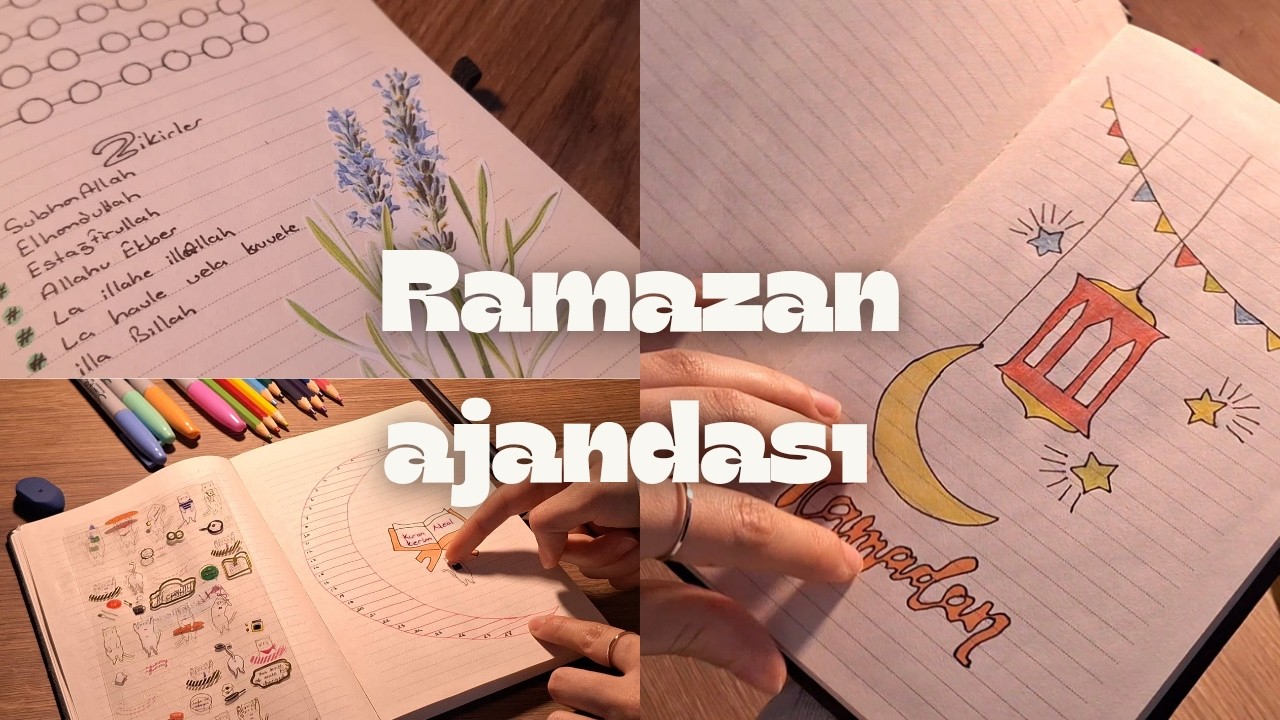 2026 Ramazan Ayı Ajanda Hazırlığı🌙✨| Planlama & Takip Defteri | SESSİZ VLOG